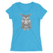 Women's Tri - Blend Viking Owl T-Shirt - Dark Horse Workshop